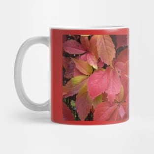 Red Autumn Leaves Mug